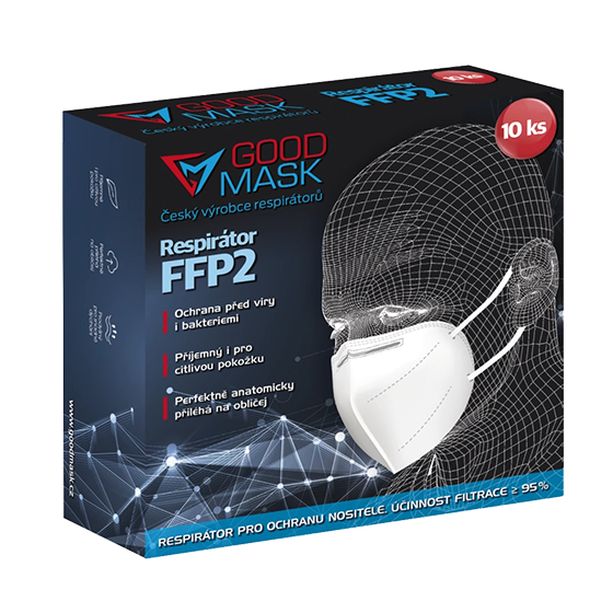 Respirátor FFP2 10 ks - GOOD MASK