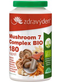 Mushroom 7 Complex BIO 180 kapslí - Zdravý den