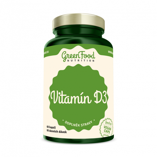 Vitamin D3 60 kapslí - GreenFood