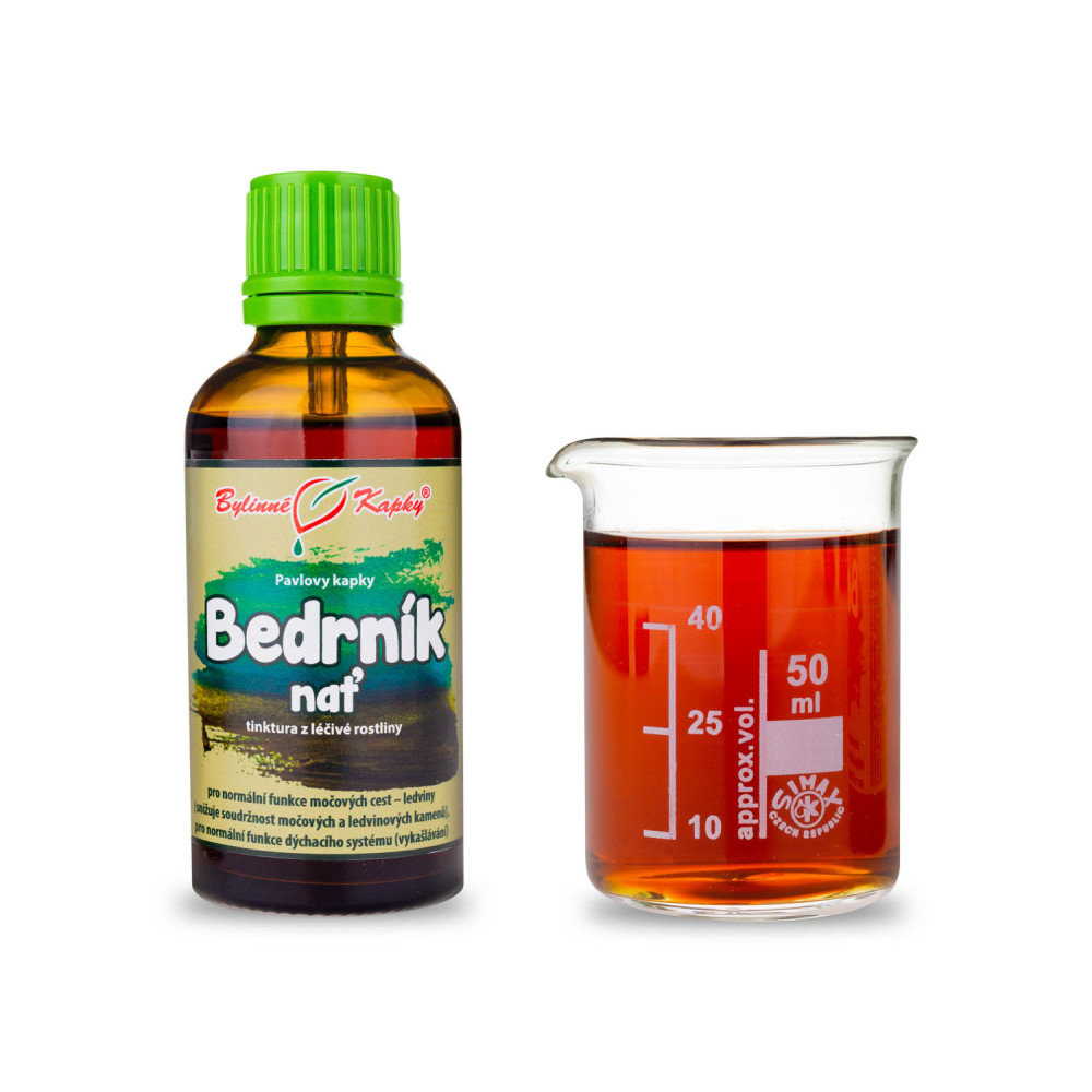 Bedrník nať tinktura 50 ml - Bylinné Kapky