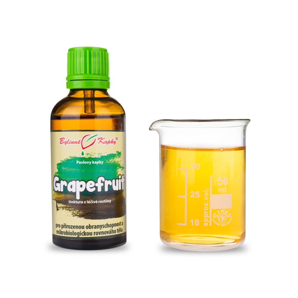Grapefruit (grep) tinktura 50 ml - Bylinné Kapky