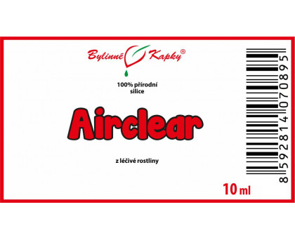 Airclear 100 % přírodní silice (směs éterických) olejů 10 ml - Bylinné Kapky