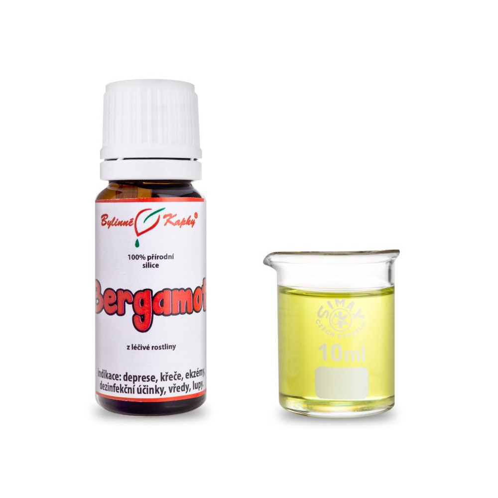 Bergamot 100 % přírodní silice (směs éterických) olejů 10 ml - Bylinné Kapky