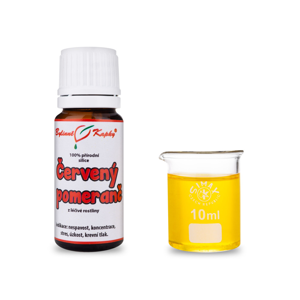 Červený pomeranč 100 % silice (směs éterických) olejů 10 ml - Bylinné Kapky