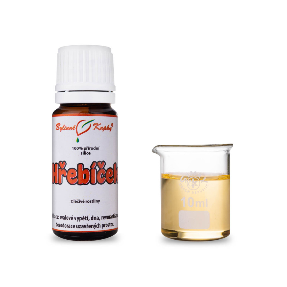 Hřebíček 100 % přírodní silice (směs éterických) olejů 10 ml - Bylinné Kapky