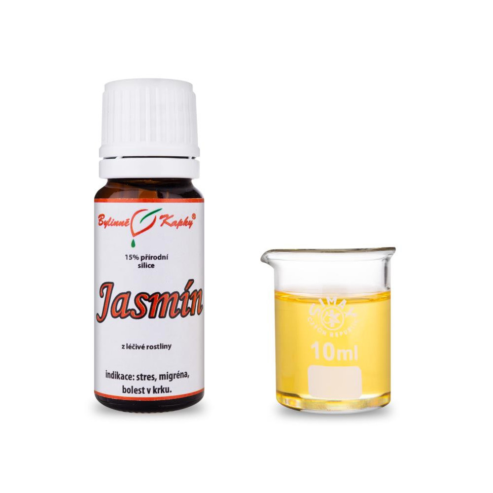 Jasmín 15% přírodní silice (směs éterických) olejů 10 ml - Bylinné Kapky
