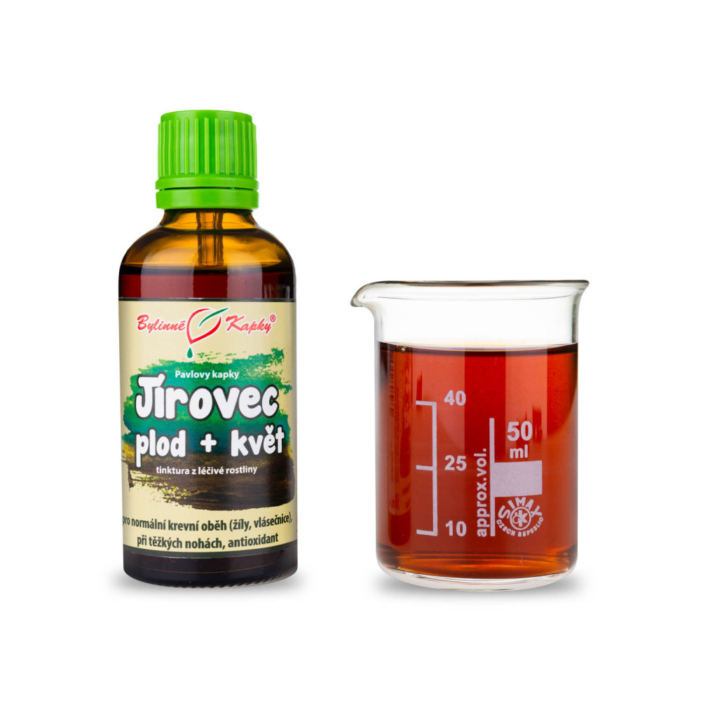 Jírovec plod + květ tinktura 50 ml - Bylinné Kapky