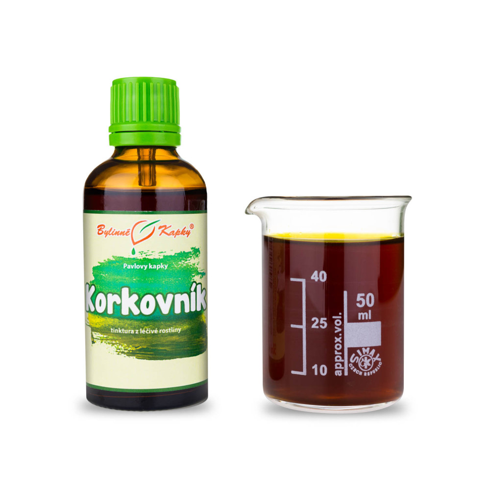 Korkovník tinktura 50 ml - Bylinné Kapky
