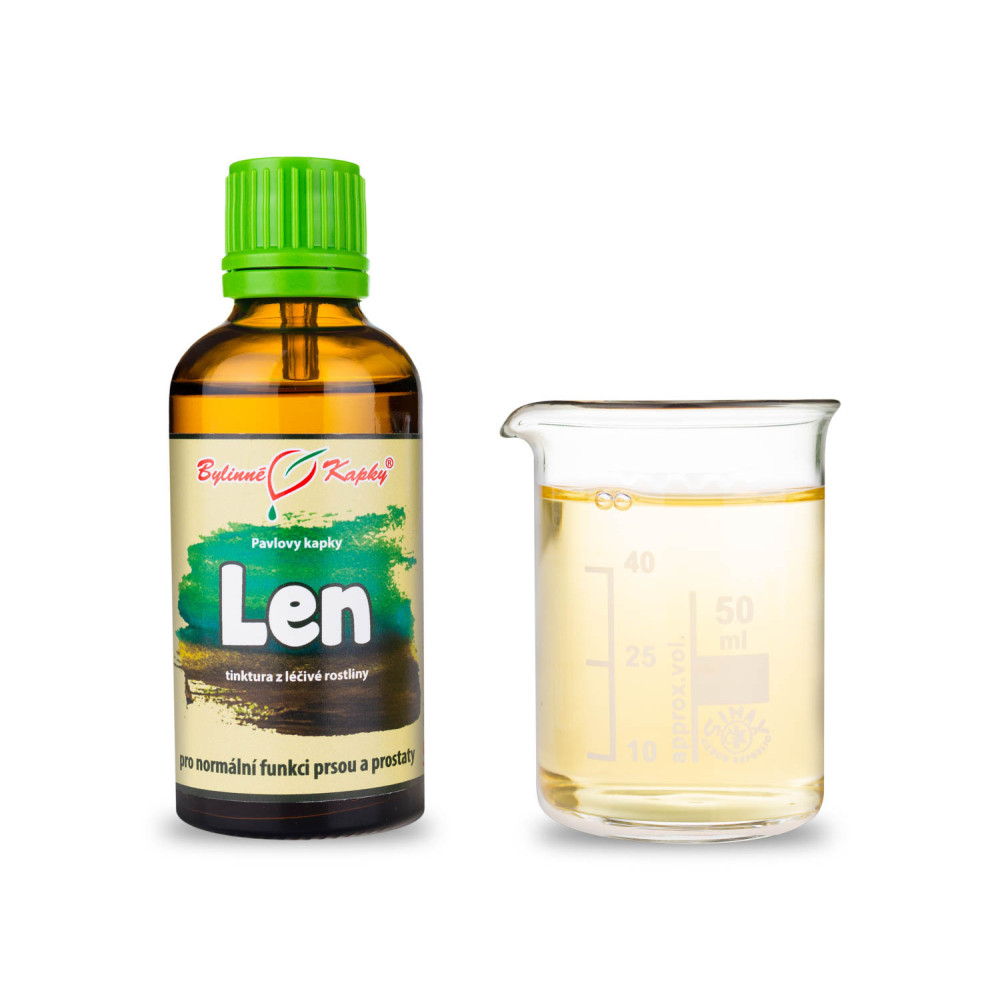 Len tinktura 50 ml - Bylinné Kapky