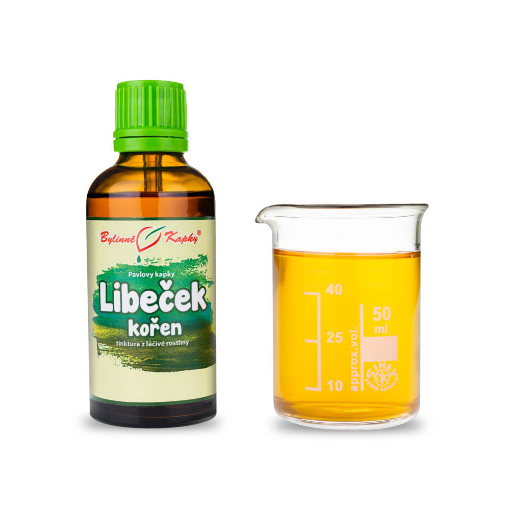 Libeček kořen tinktura 50 ml - Bylinné Kapky
