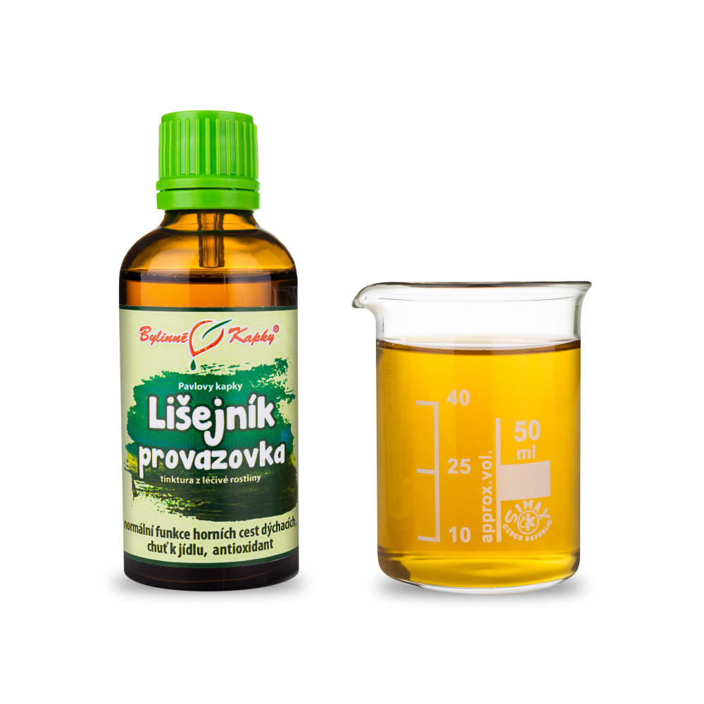 Lišejník provazovka tinktura 50 ml - Bylinné Kapky
