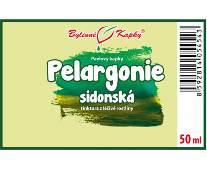 Pelargonie sidonská tinktura 50 ml - Bylinné Kapky 