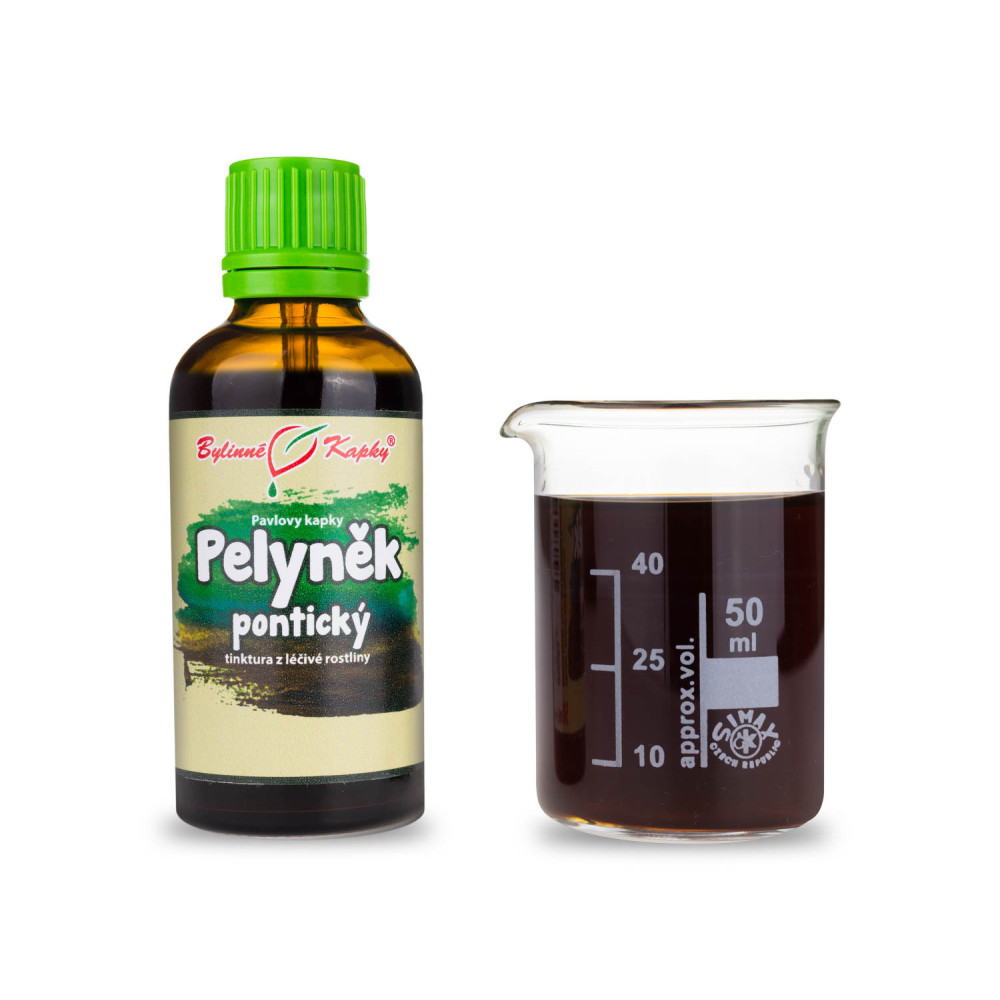 Pelyněk pontický (pontský) tinktura 50 ml - Bylinné Kapky