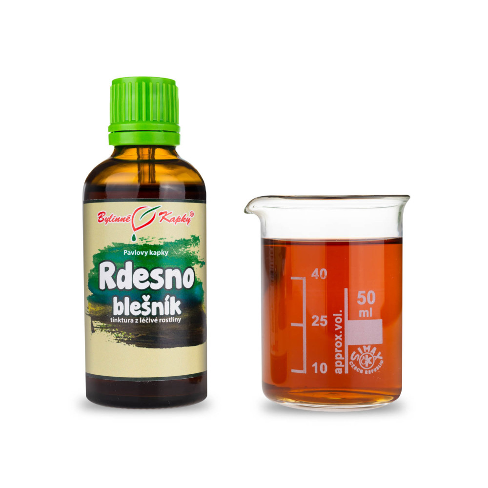 Rdesno blešník (vrbice bílá) tinktura 50 ml - Bylinné Kapky