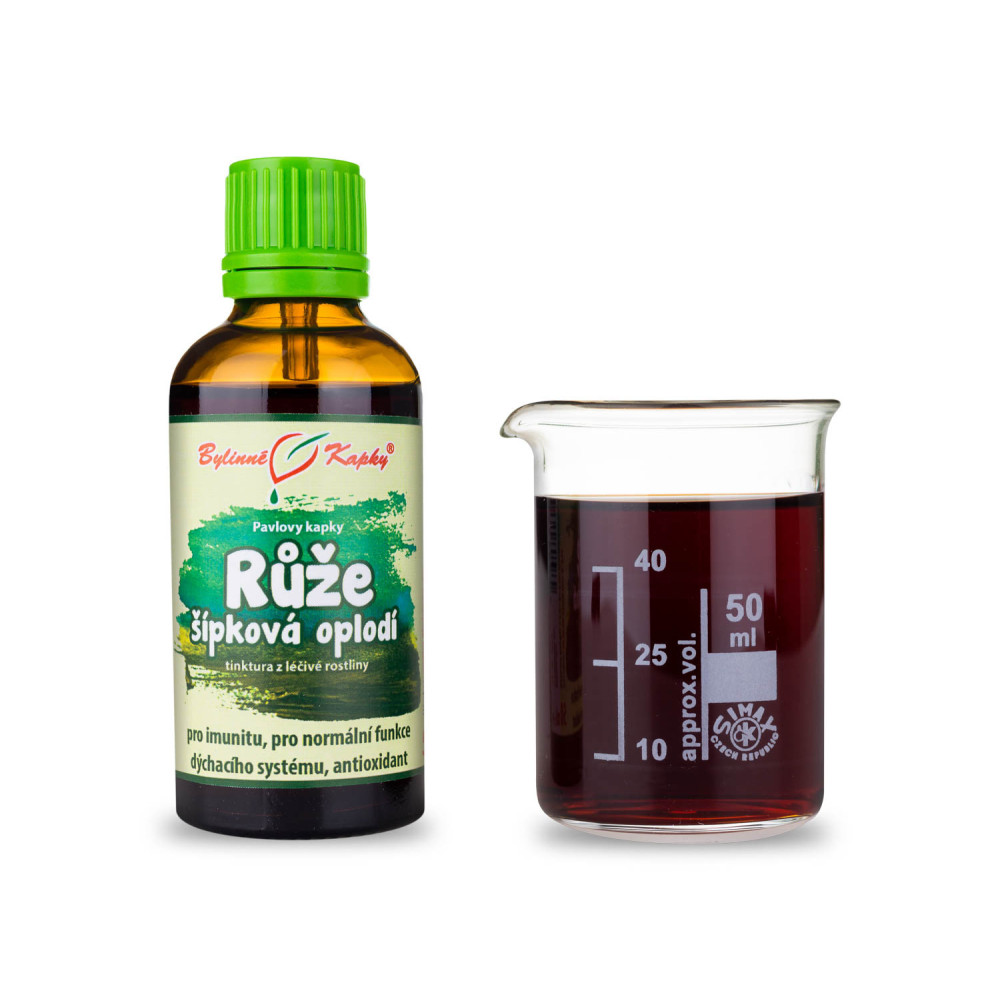 Růže šípková oplodí tinktura 50 ml - Bylinné Kapky