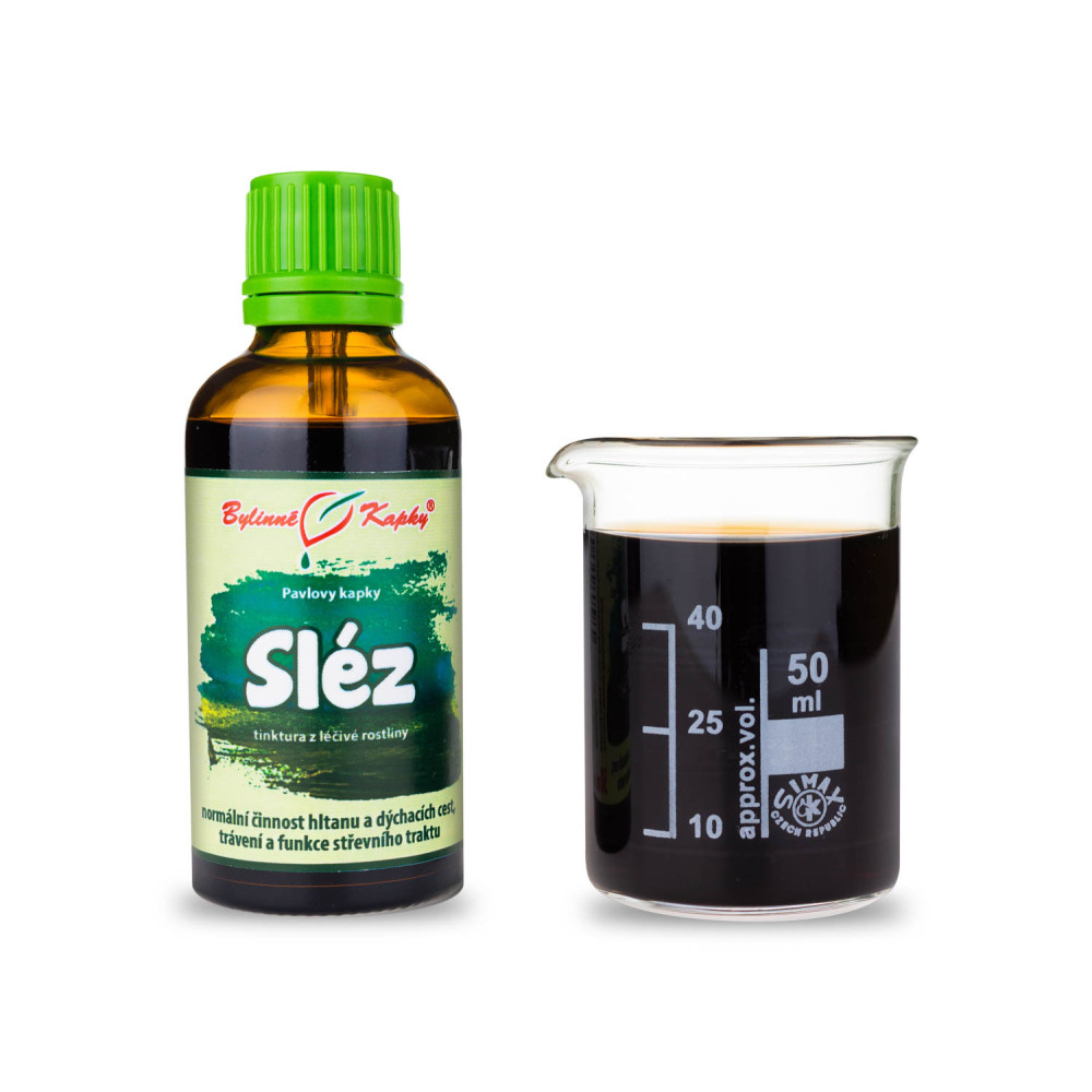 Sléz tinktura 50 ml - Bylinné Kapky