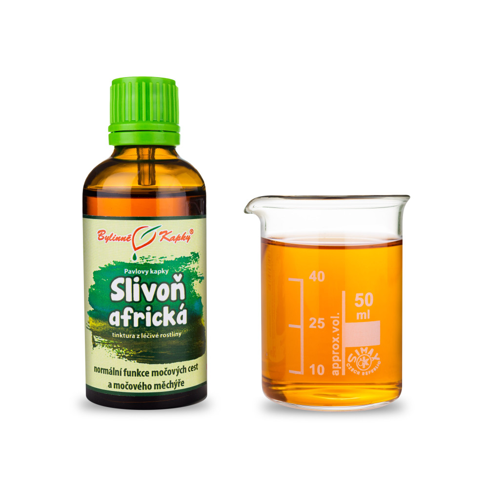 Slivoň africká tinktura 50 ml - Bylinné Kapky