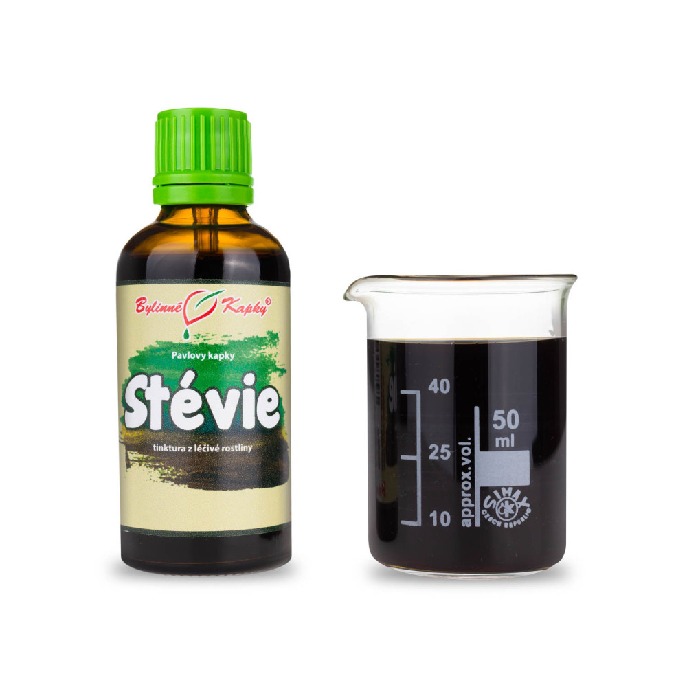 Stévie tinktura 50 ml - Bylinné Kapky