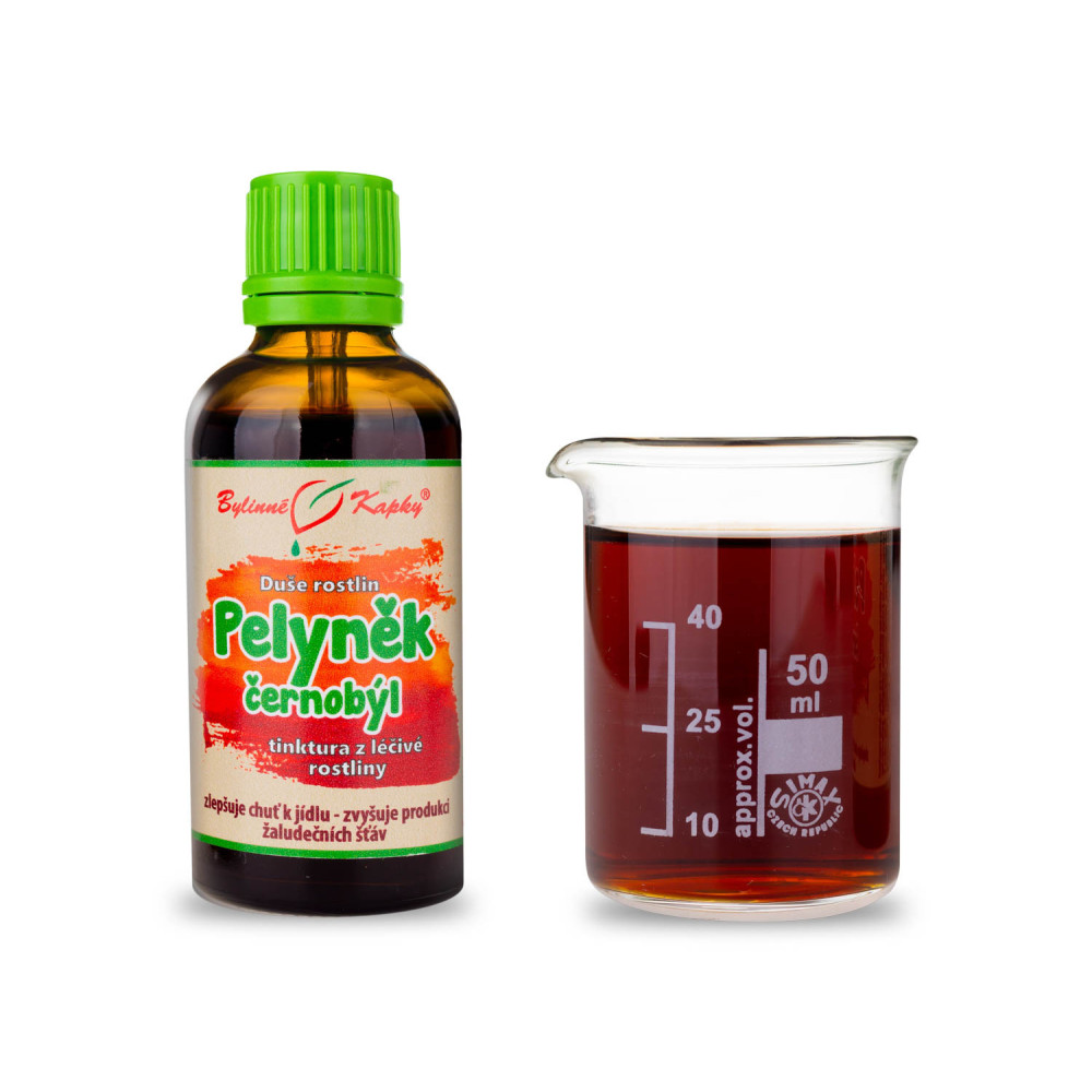 Pelyněk černobýl - Duše rostlin tinktura 50 ml - Bylinné Kapky