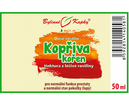 Kopřiva kořen - Duše rostlin tinktura 50 ml - Bylinné Kapky