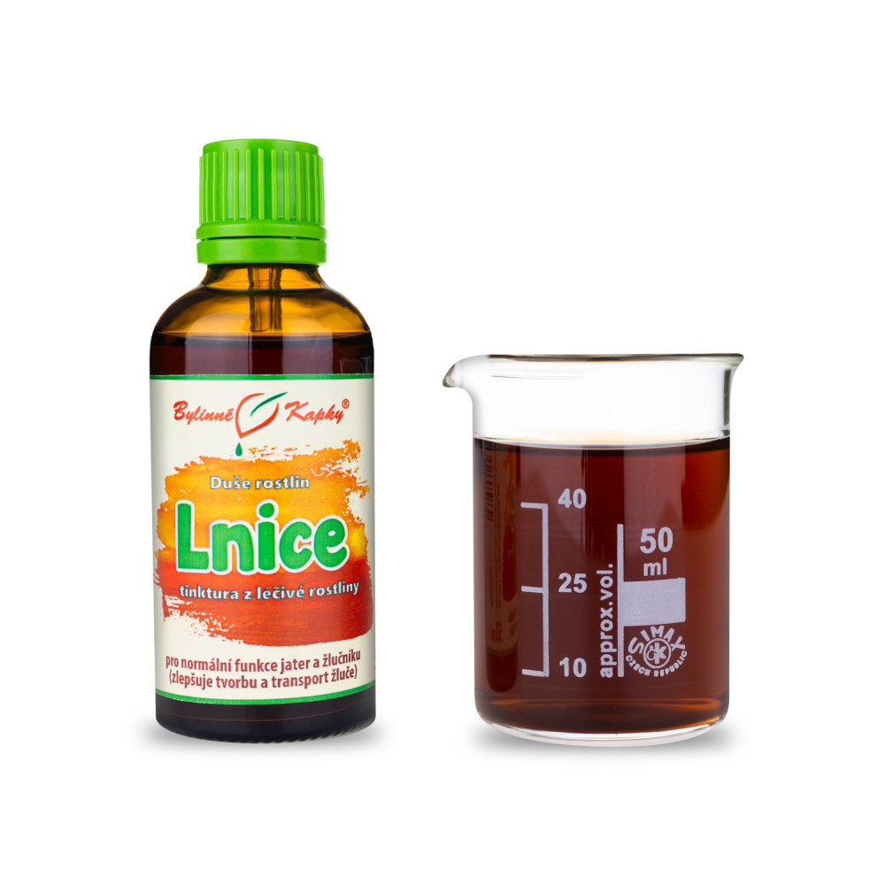 Lnice kapky Duše rostlin tinktura 50 ml - Bylinné Kapky