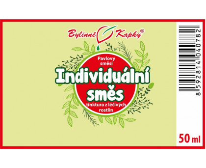 Individuální směs (na míru) tinktura 50 ml - Bylinné Kapky