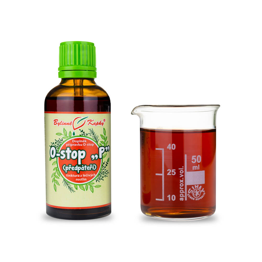 O-stop "P" - retroperitonea (předpáteří)  tinktura 50 ml - Bylinné Kapky