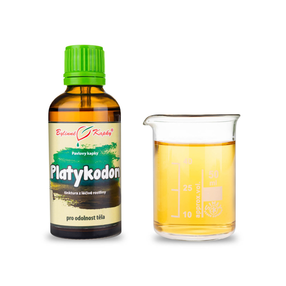 Platykodon tinktura 50 ml - Bylinné Kapky