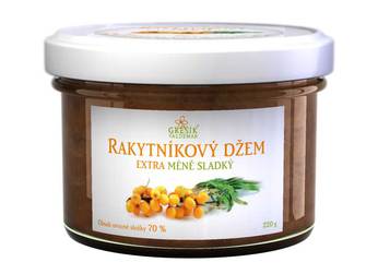Rakytníkový džem extra Méně sladký 220 g - Valdemar Grešík