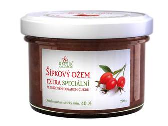 Šípkový džem extra Speciální 220 g - Grešík