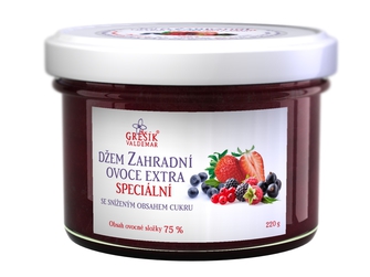 Zahradní ovoce džem extra Speciální 220 g - Valdemar Grešík