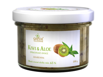Kiwi & Aloe džem 200 g - Valdemar Grešík