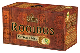 Rooibos čaj Citrón + Med 20 x 1,5 g - Grešík