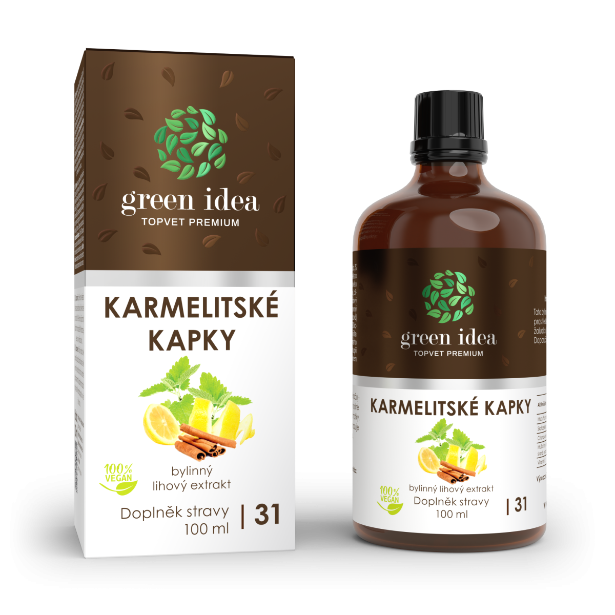 Karmelitské kapky tinktura 100 ml - Topvet