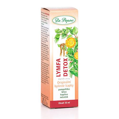 Lymfa – detox bylinné kapky 50 ml - Dr. Popov