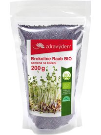 Brokolice Raab BIO - semena na klíčení 200g  - Zdravý den