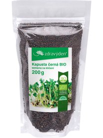 Kapusta černá BIO semena na klíčení 200 g - Zdravý den