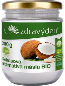 Kokosová alternativa másla BIO 200 g - Zdravý den