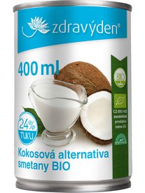 Kokosová alternativa smetany BIO 400 ml - Zdravý den