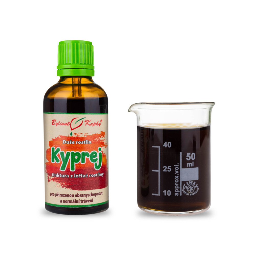 Kyprej vrbice - Duše rostlin tinktura 50 ml - Bylinné Kapky