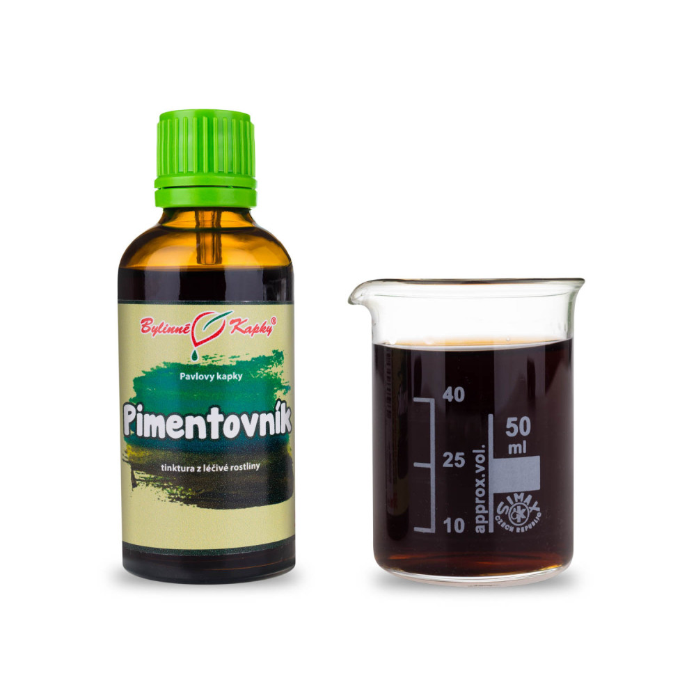 Pimentovník  tinktura 50 ml - Bylinné Kapky