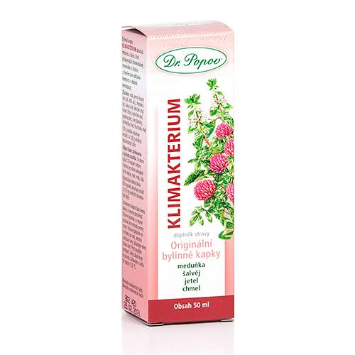 Klimakterium bylinné kapky 50 ml - Dr. Popov