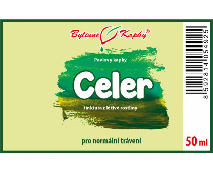 Celer tinktura 50 ml - Bylinné Kapky