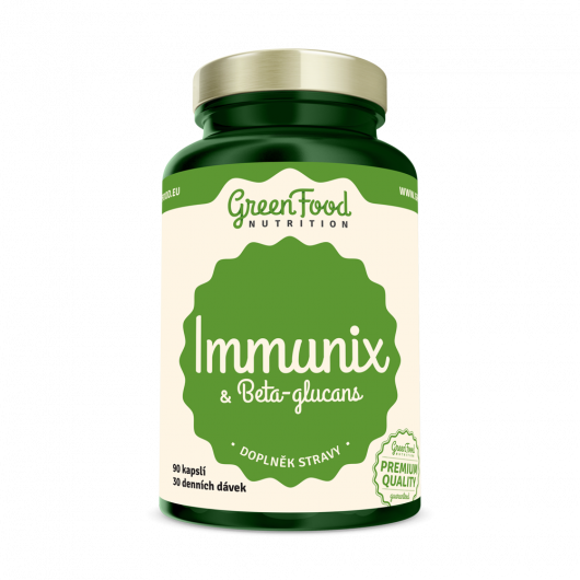 Immunix & Beta-glucans 90 kapslí - GreenFood