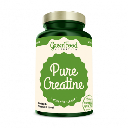 Pure Creatine 120 kapslí - GreenFood