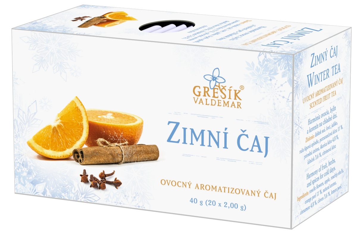 Zimní čaj přebalem 20 x 2,0 g - Grešík