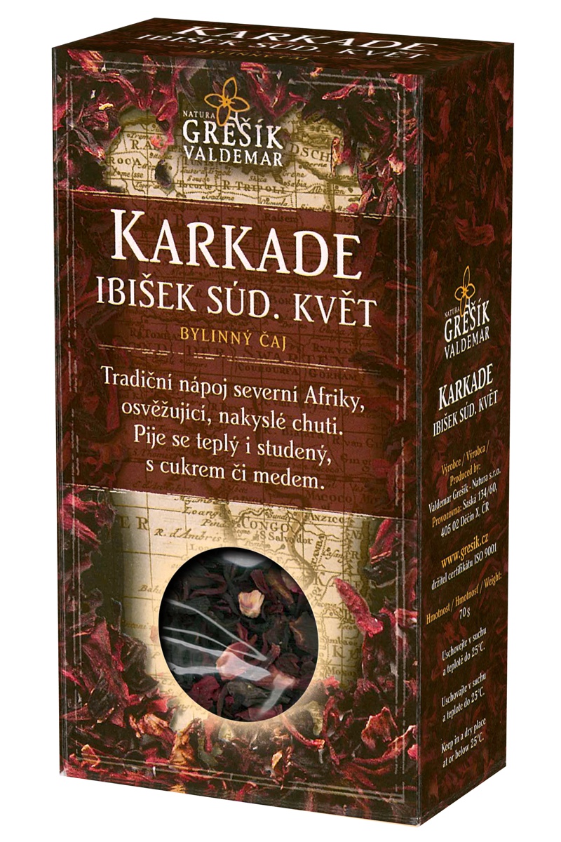 Karkade (ibišek súd.) čaj sypaný 70 g - Grešík