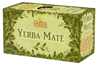 Yerba Maté čaj porcévaný 20 x 1,5 g přeba - Grešík 
