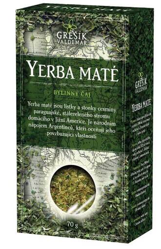 Yerba Maté čaj sypaný 70 g - Grešík 