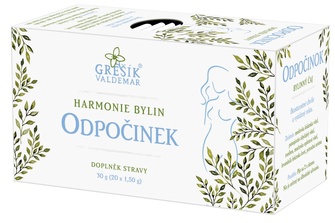 Odpočinek bylinný čaj 20 x 1,50 g - Grešík